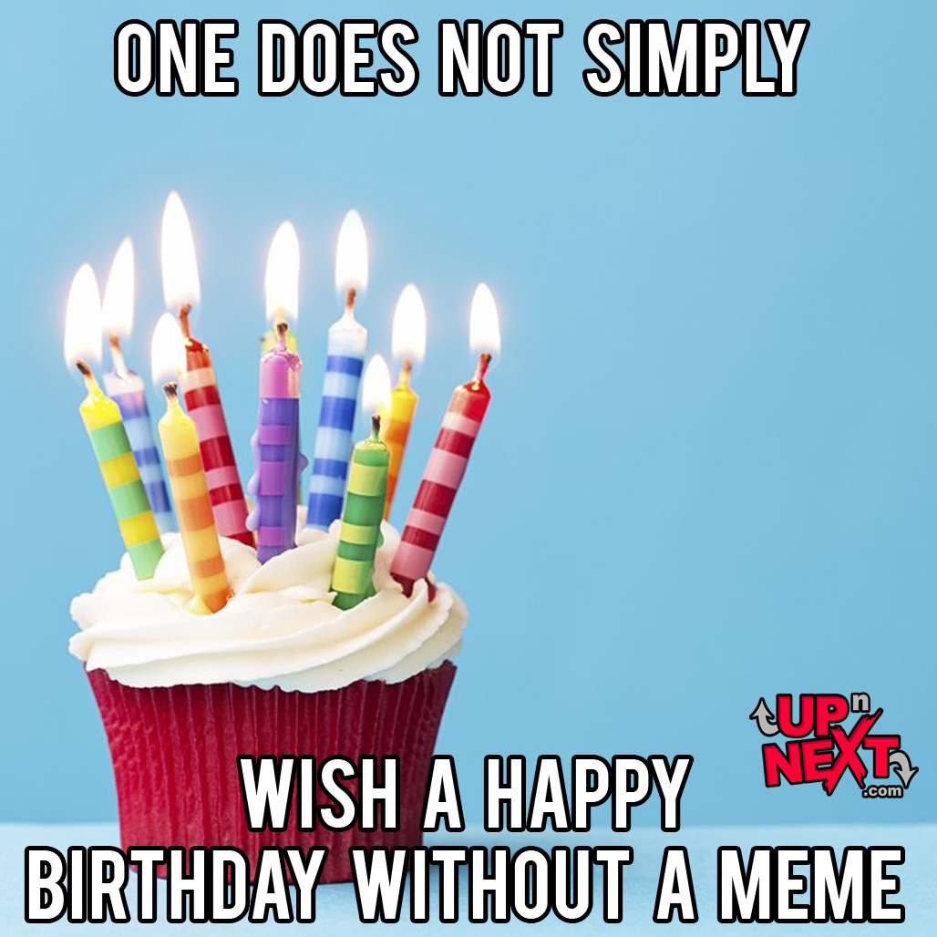 happy birthday meme candles