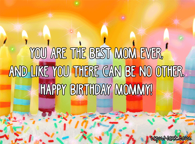 Happy Birthday Mom Gifs from Son-Daughter | 25+ Animated Gif Images