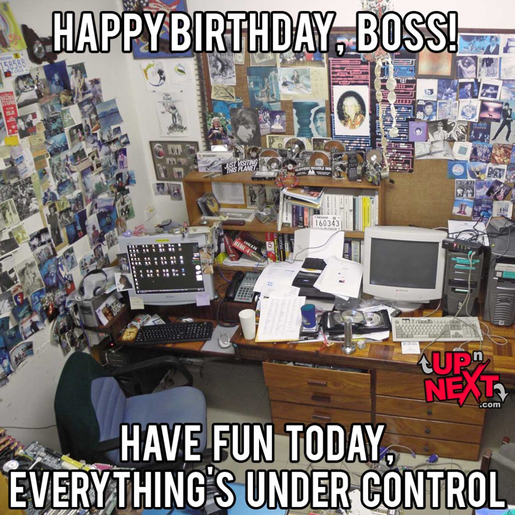 funny boss birthday meme