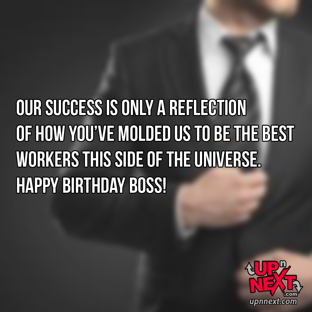birthday quotes for boss professional