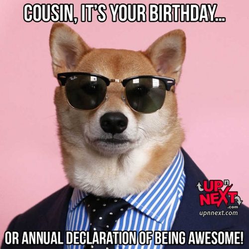 Happy Birthday Cousin Funny Memes (for Male and Female Cousins)