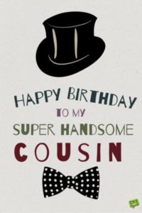 Happy Birthday Cousin Messages Male