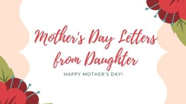 Mothers Day Letters from Daughter - Grown