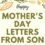 Mother’s Day Letters from Son