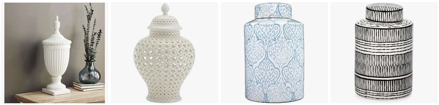 Decorative Ceramic Jars