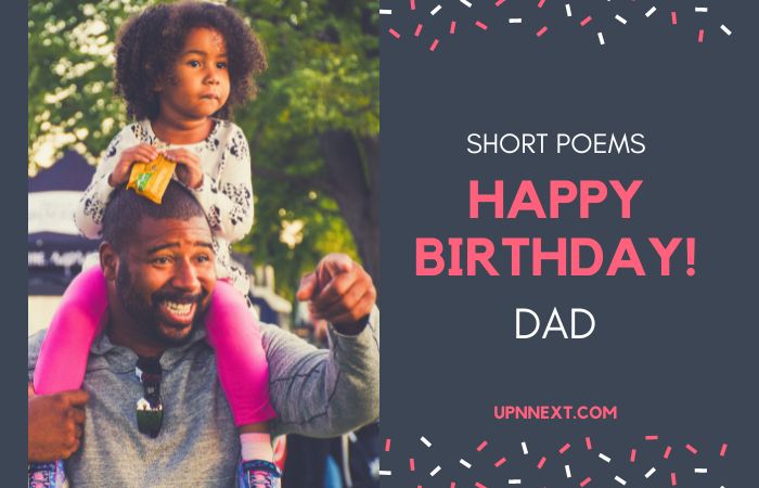 Small happy birthday dad poems