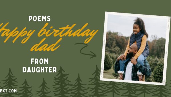 Funny Birthday Poems for Dad (from a Daughter)