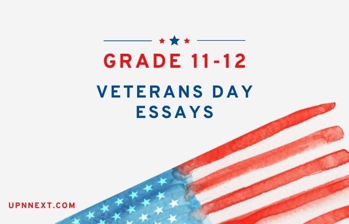 Veterans Day Essays Grade 11-12